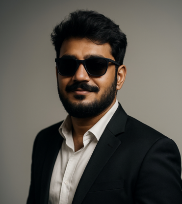 Digital marketer in kochi safar suit portrait Digital Marketing Strategist in Dubai